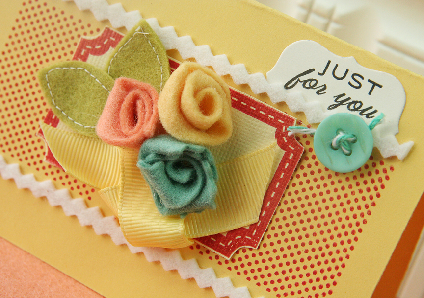 Just For You card:<br />
<br />
    * Stamps: Fillable Frames Additions 1, polkadot stamps â€“...