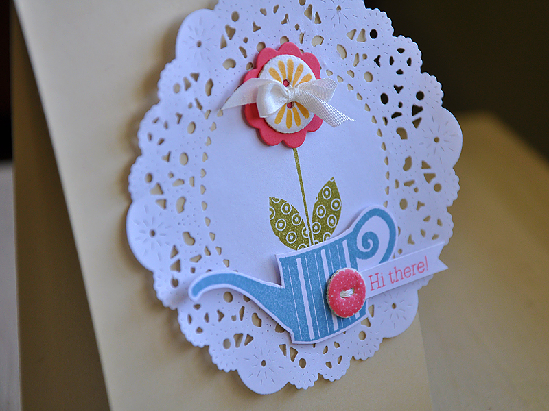 Stamps: Flower Fusion #1, Green Thumb, Beautiful Blooms II &amp; Button Boutique<br />
Ink:...