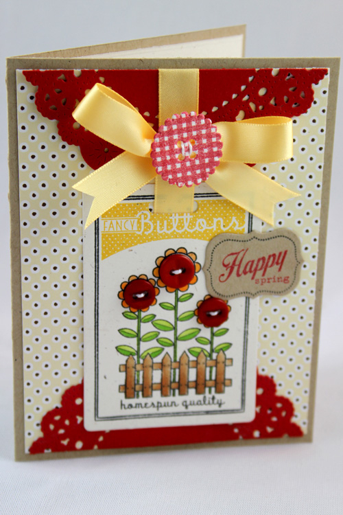 Happy Spring<br />
<br />
Stamps: Friendship Jar Spring Fillers, Friendship Jar Fall Fillers,...