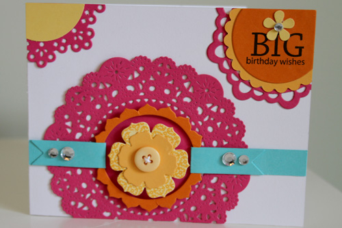 Dies: Parisian Doily, Doily Detail Dies, Double Ended Banner, 1.75" Limitless Layers,...