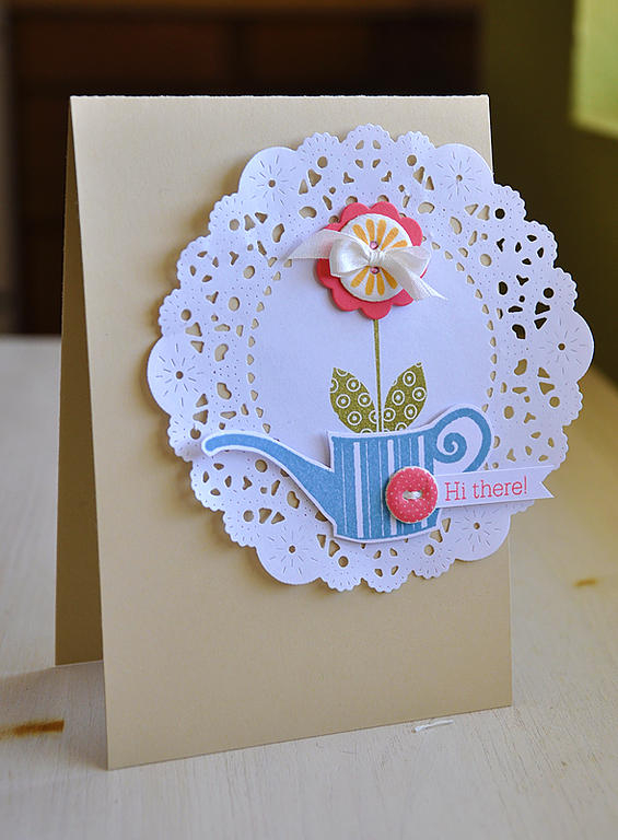 Stamps: Flower Fusion #1, Green Thumb, Beautiful Blooms II &amp; Button Boutique<br />
Ink:...