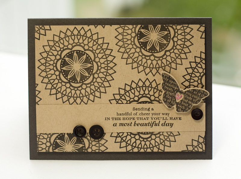 * Stamps- Love Lives Here, Hello, Friend, Delightful Doilies<br />
    * Ink- True Black<br />...