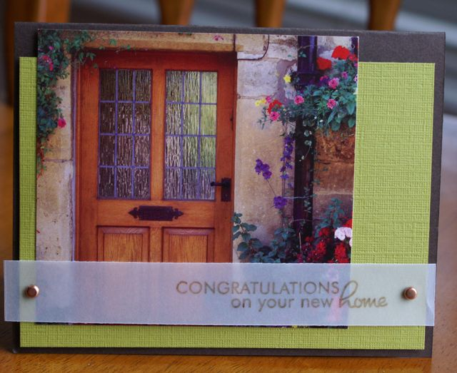 I do not use vellum a ton, but who could pass up a Make It Monday opportunity?  Especially when...