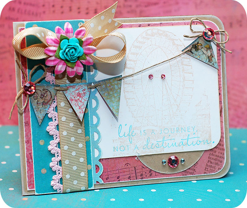 This card uses a sentiment from PTI's YOF: Gladiolus set.  Thanks for looking!!