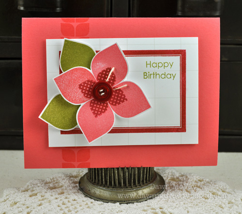 Paper: guide lines grid, stamper's select white, berry sorbet<br />
Stamps: Modern Basics,...
