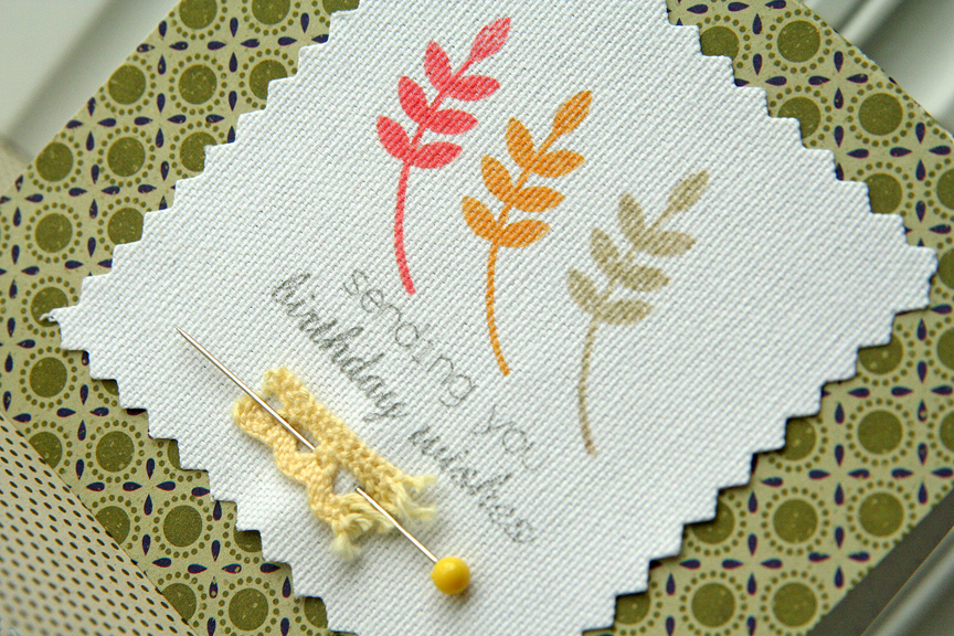 Stamps: Sending You<br />
Ink: Berry Sorbet, Summer Sunrise, Smoky Shadow and brown ink from my...