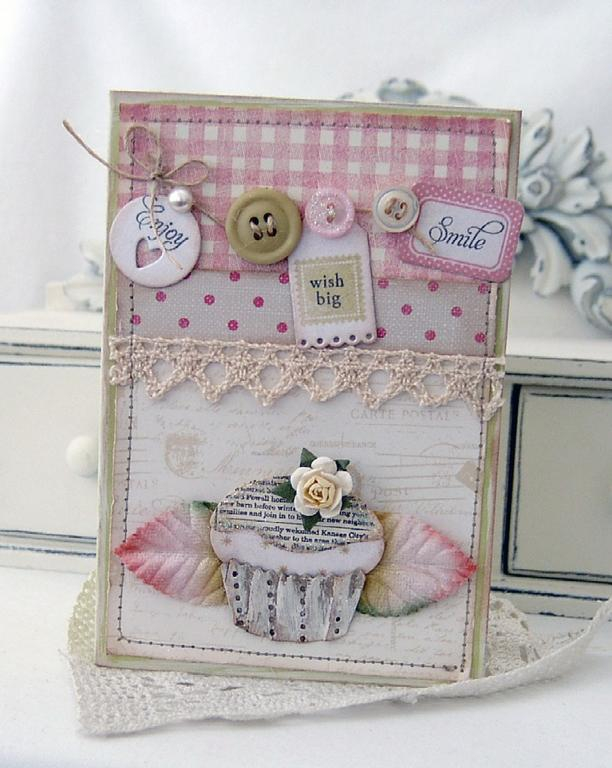 Papertrey Ink Supplies Used:<br />
Stamps:<br />
Tiny Tags, Background Basics:  Gingham,...