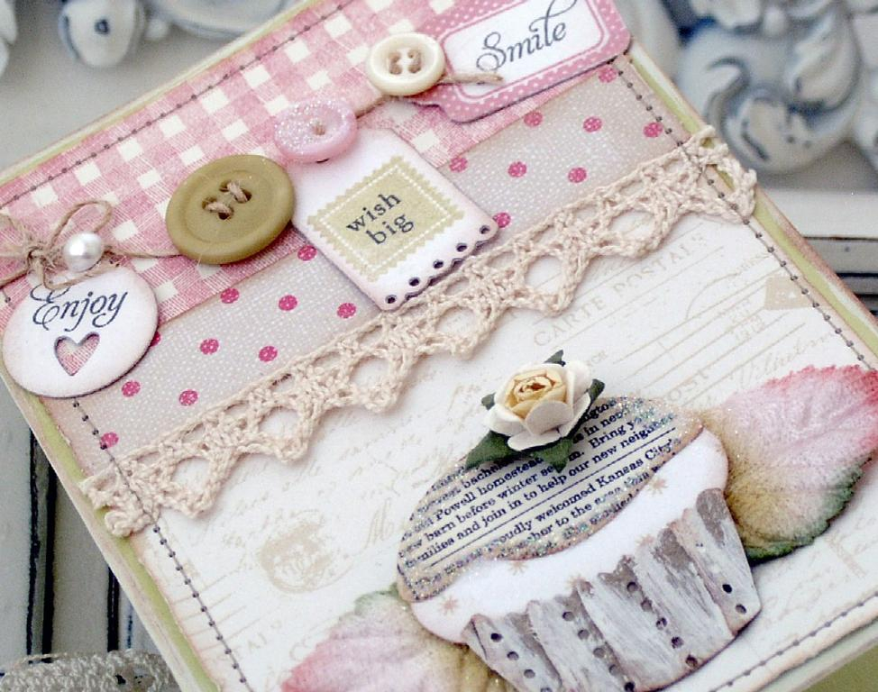 Papertrey Ink Supplies Used:<br />
Stamps:<br />
Tiny Tags, Background Basics:  Gingham,...