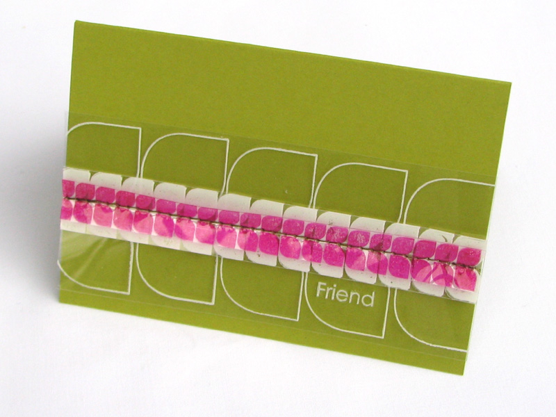 Stamps - Modern Basics<br />
CS - Simply Chartreuse, Clear Cardstock<br />
Ink - Staz On...