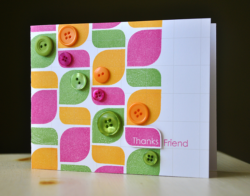 Stamps: Modern Basics<br />
Ink: Raspberry Fizz, Summer Sunrise &amp; New Leaf<br />...
