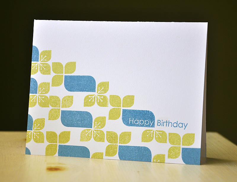 Stamps: Modern Basics<br />
Ink: Spring Moss &amp; Stormy Sky Ranger Distress<br />
Cardstock:...