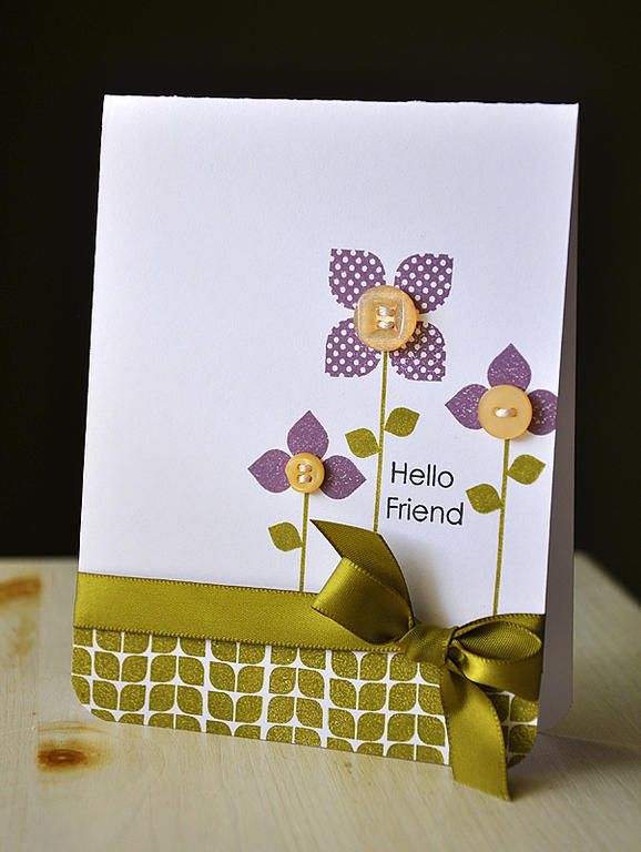 Stamps: Modern Basics &amp; Green Thumb<br />
Ink: Ripe Avocado, Plum Pudding &amp; True...