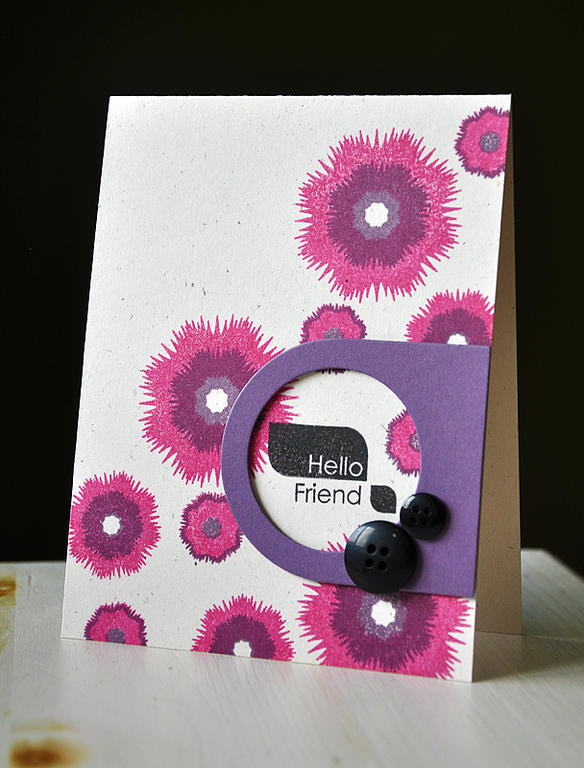 Stamps:  Sending You &amp; Modern Basics<br />
Ink:  Raspberry Fizz, Plum Pudding &amp; True...
