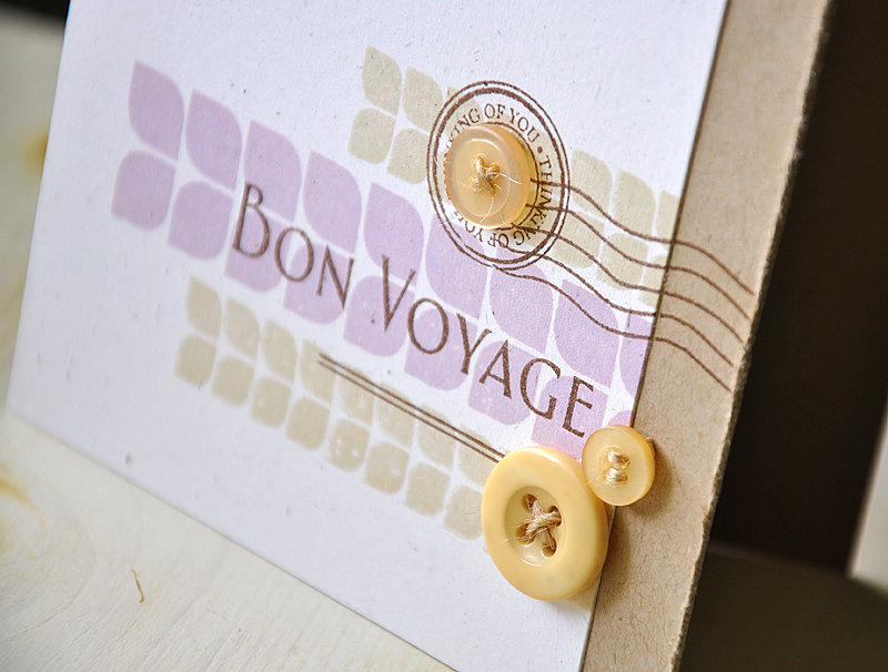 Stamps:  Modern Basics, Postmarks &amp; Basic Labels<br />
Ink:  Dark Chocolate, Chai Vintage...