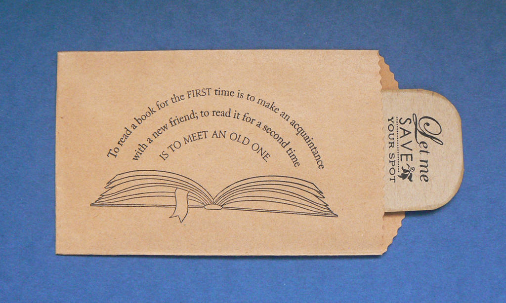 Bookmark in a bag