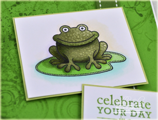 Stamps: Boy Basics: Frog Hop; Grunge Me<br />
Cardstock: New Leaf, Stampers Select White,...