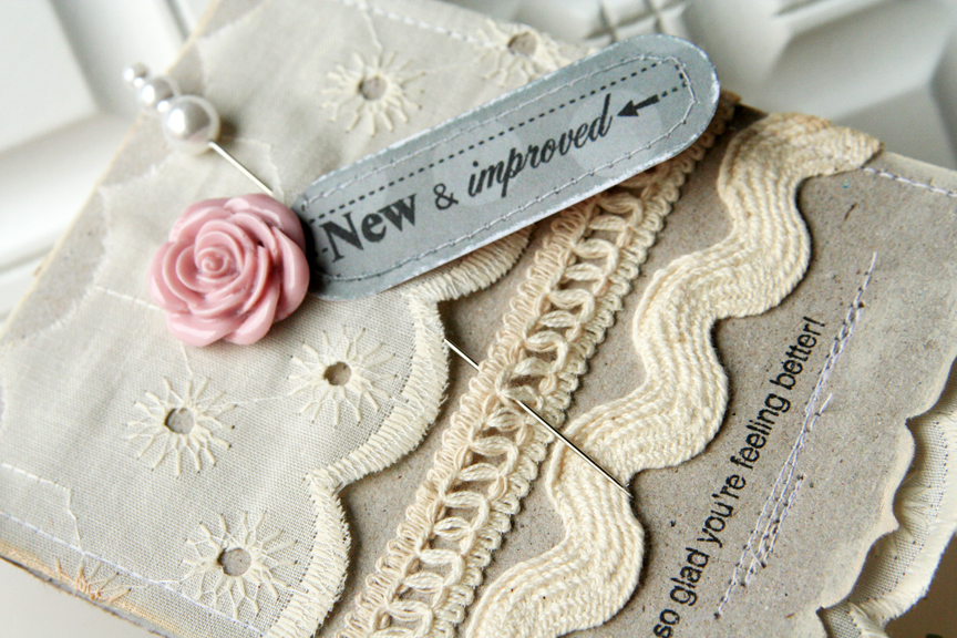 New and Improved card:<br />
Stamps: Ad Sense<br />
Ink: True Black, Vintage Cream (around...