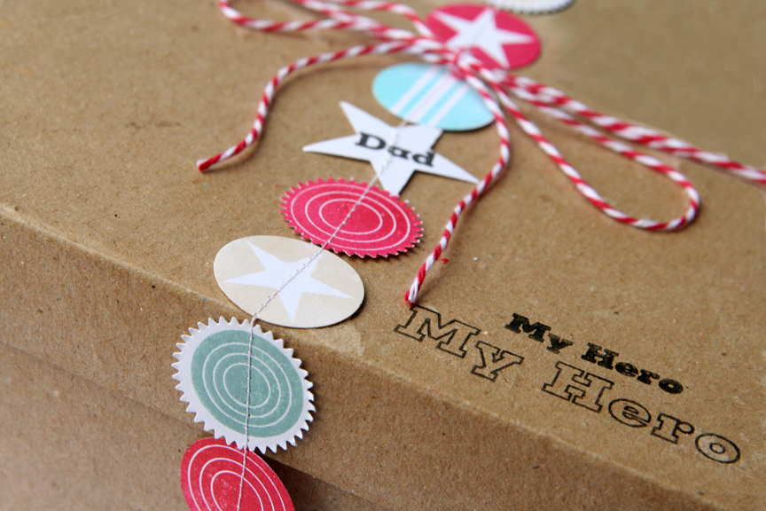 Stamps:  Simple Circles and My Hero, My Dad<br />
Ink: Pure Poppy, Chamomille, Dark Chocolate,...