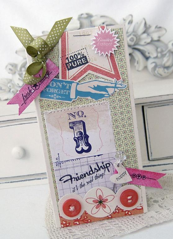 Papertrey Ink Supplies Used:<br />
Stamps:<br />
Ad Sense<br />
Library Ledger Year...