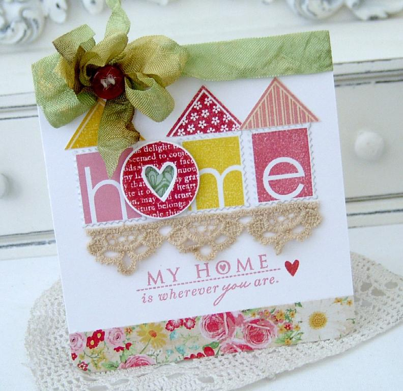 Papertrey Ink Supplies Used:<br />
Stamps:<br />
Alpha-blocks<br />
Love Lives Here<br />...