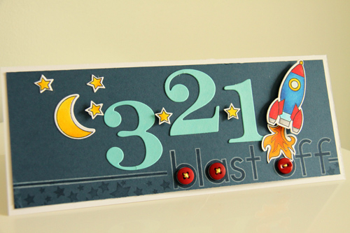 Stamps: Boy Basics: Out of this World, Outlines Alphabet, Boo to You<br />
<br />
Dies: Out of...