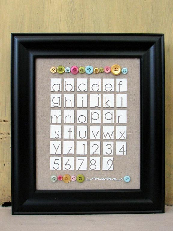 Stamps - Alpha-blocks  <br />
Ink - Versamark <br />
Embossing Powder - Filigree Detail White...