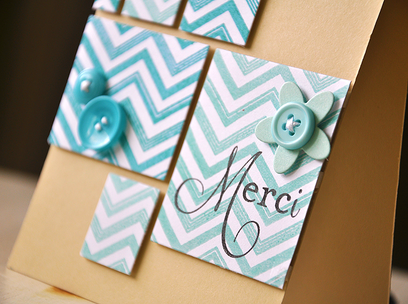 Stamps: Background Basics: Chevron Stripes &amp; Think Big Favorites #3<br />
Ink: True Black,...
