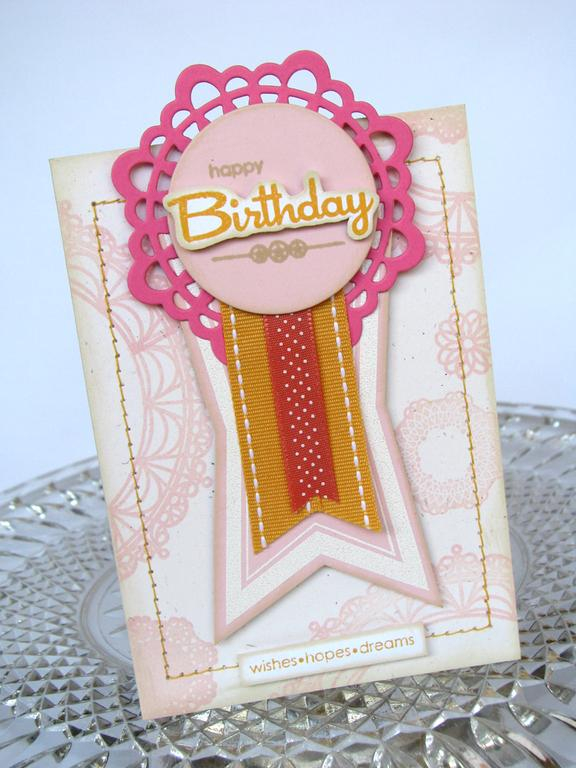 Stamps - Ad Sense, Delightful Doilies<br />
CS - Rustic Cream, White, Sweet Blush, Berry...