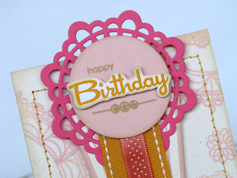 Stamps - Ad Sense, Delightful Doilies<br />
CS - Rustic Cream, White, Sweet Blush, Berry...