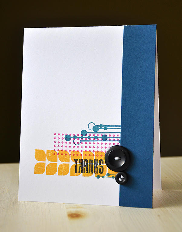 Stamps:  Modern Basics &amp; Grunge Me<br />
Ink:  Summer Sunrise, Raspberry Fizz, Enchanted...