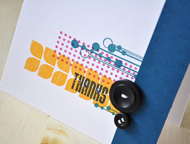 Stamps:  Modern Basics &amp; Grunge Me<br />
Ink:  Summer Sunrise, Raspberry Fizz, Enchanted...