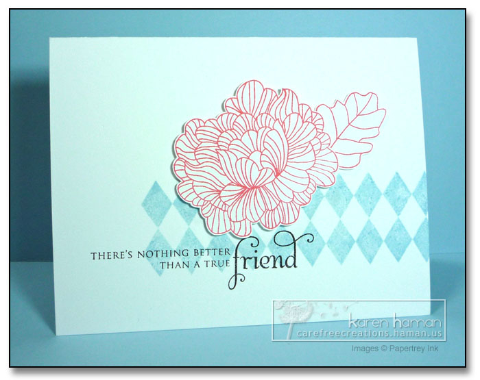 Supplies<br />
All supplies PTI unless otherwise noted.<br />
Stamps: In Bloom, BB: Argyle;<br...