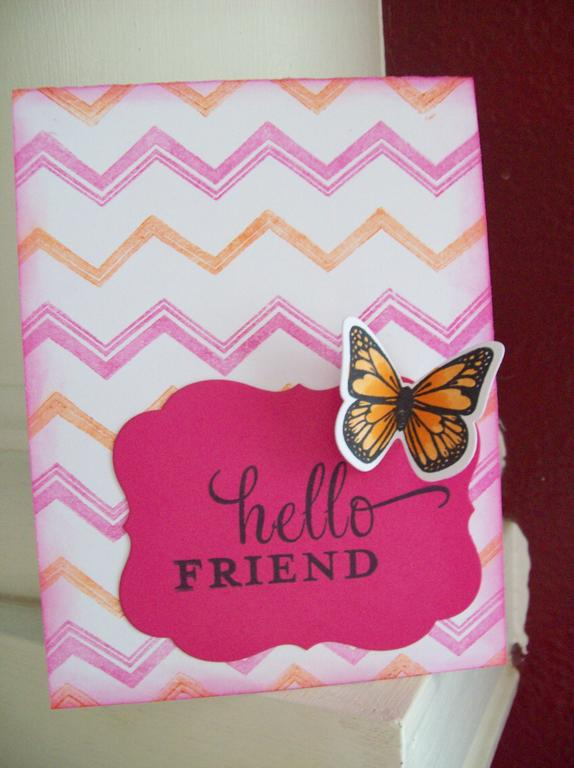 Chevron Stripes, Butterfly Dreams