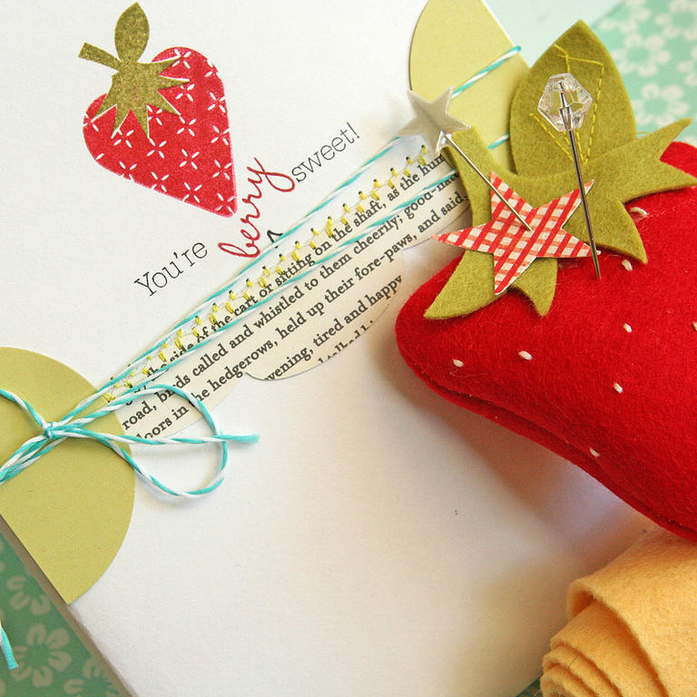 * STAMPS:  Fruit Fusion: Berry<br />
    * INK: Pure Poppy, True Black, Ripe Avacado<br />...