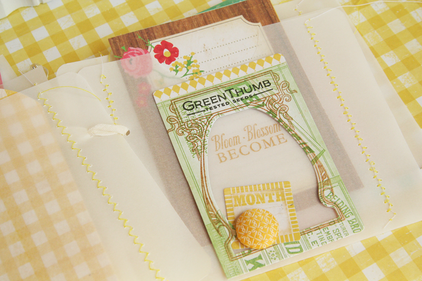 STAMPS: Garden Variety and Year of Flowers Collection<br />
INK: brown ink and black StazOn ink...