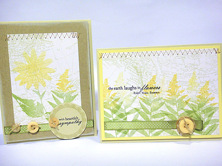 stamps: Wildflower Garden, Tag-its #4<br />
<br />
ink: True Black, Fresh Snow, Lemon Tart,...