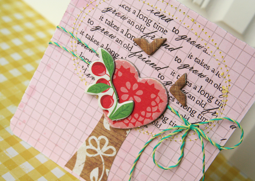 * STAMPS: Wildflower Garden<br />
* INK: True Black<br />
* PAPER: Pink Paislee and Crate...
