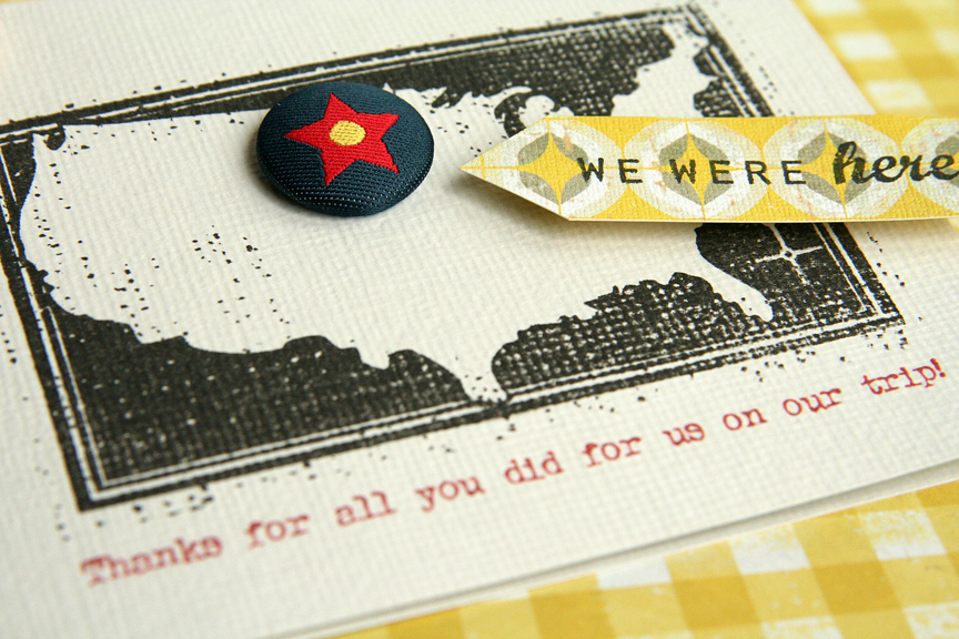 * STAMPS: Road Trip<br />
* INK: True Black<br />
* PAPER: Crate Paper - Toy Box<br />
*...