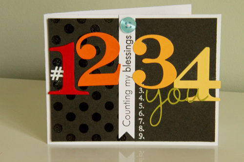 Stamps: Beautiful Blessings, Journaling Lines, Get to the Point, Polka Dot Basics<br />...