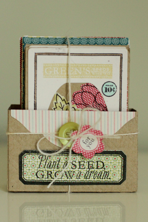 Stamps: Garden Variety, Delightful Dahlias, Button Boutique, Tiny Tags, Label Basics<br />...