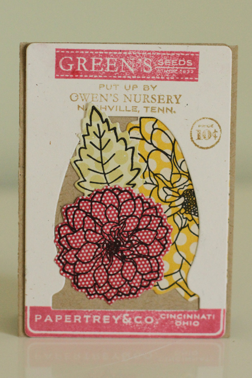 Stamps: Garden Variety, Delightful Dahlias, Button Boutique, Tiny Tags, Label Basics<br />...