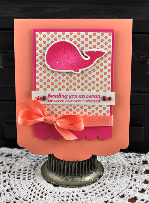 Paper: rustic cream, melon berry, raspberry fizz, Road Trip<br />
Stamps: Whale Wishes<br />...