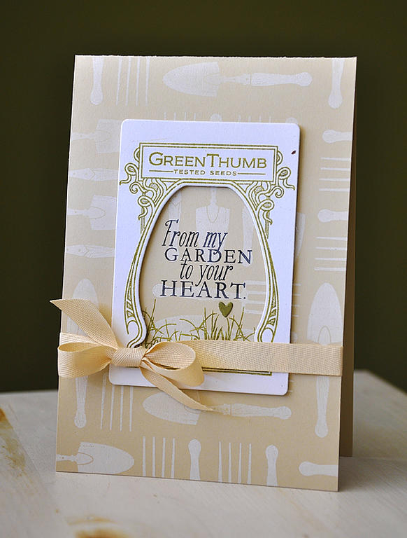 Stamps: Garden Variety<br />
Ink: Fresh Snow, Ripe Avocado &amp; True Black<br />
Cardstock:...