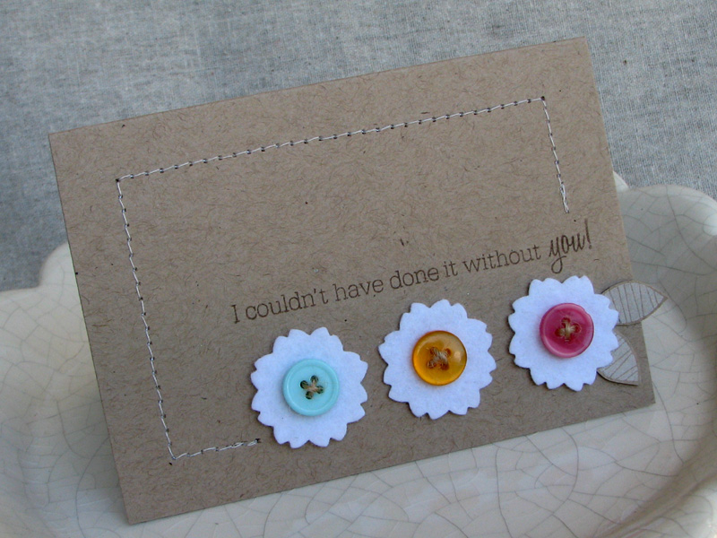 Stamps - Flower Fusion #4<br />
CS - Kraft<br />
Ink - Dark Chocolate<br />
Die - Flower...