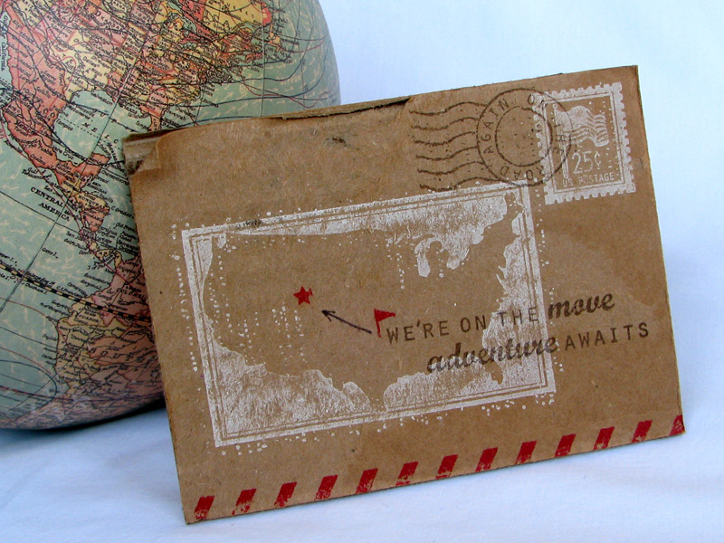Stamps - Road Trip, Postmarks<br />
Ink - Dark Chocolate, Pure Poppy, Fresh Snow<br />
Other -...