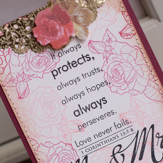 Stamps:  Beautiful Blessings, Year of Flowers Collection, Big and Bold Wishes<br />
Ink:  Sweet...