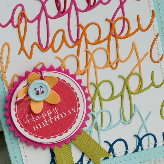 Stamps:  2011 Birthday Tags<br />
Ink:  Pure Poppy<br />
Cardstock:  Vintage Cream, Pure...