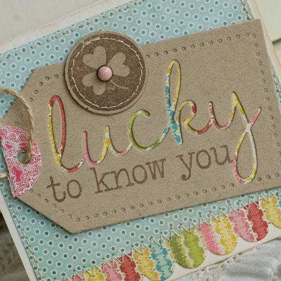 Stamps:  Wonderful Words Additions, Luck of the Irish<br />
Ink:  Dark Chocolate<br />...