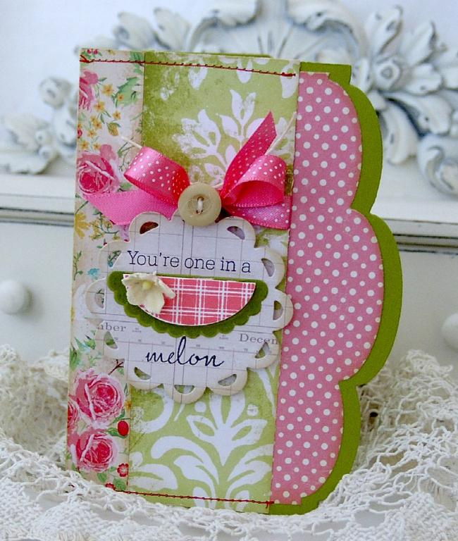 Papertrey Ink Supplies Used:<br />
Stamps:<br />
Fruit Fusion:  Watermelon<br />
Paper:<br />...