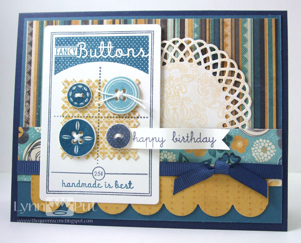Supplies: Button Boutique, BB Dies, Doily Details, Inside Out Birthday, Ribbon, My Mind's...